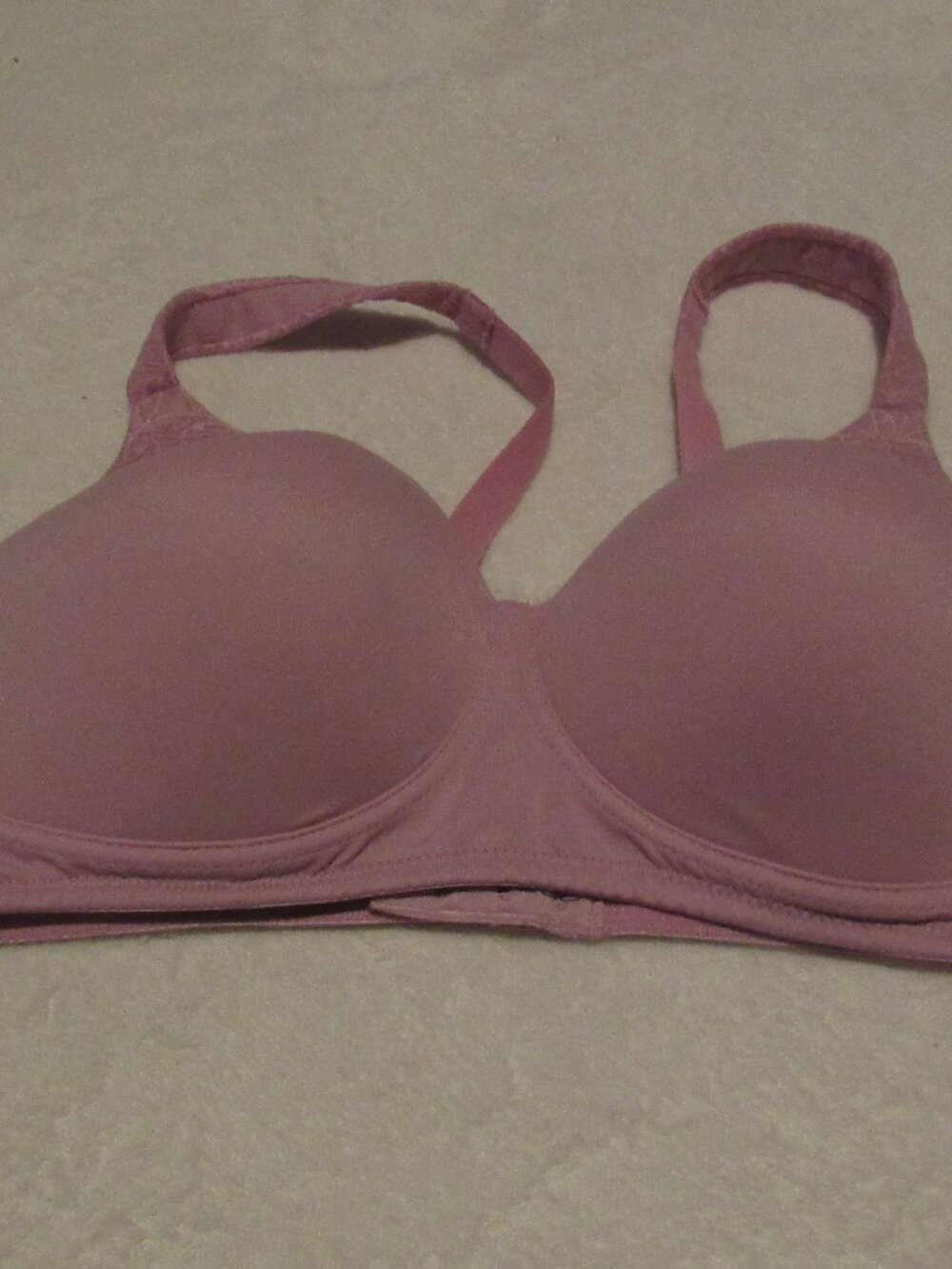 Playtex Pink Bra  4707 Perfectly Smooth Wireless Bra  36C USED